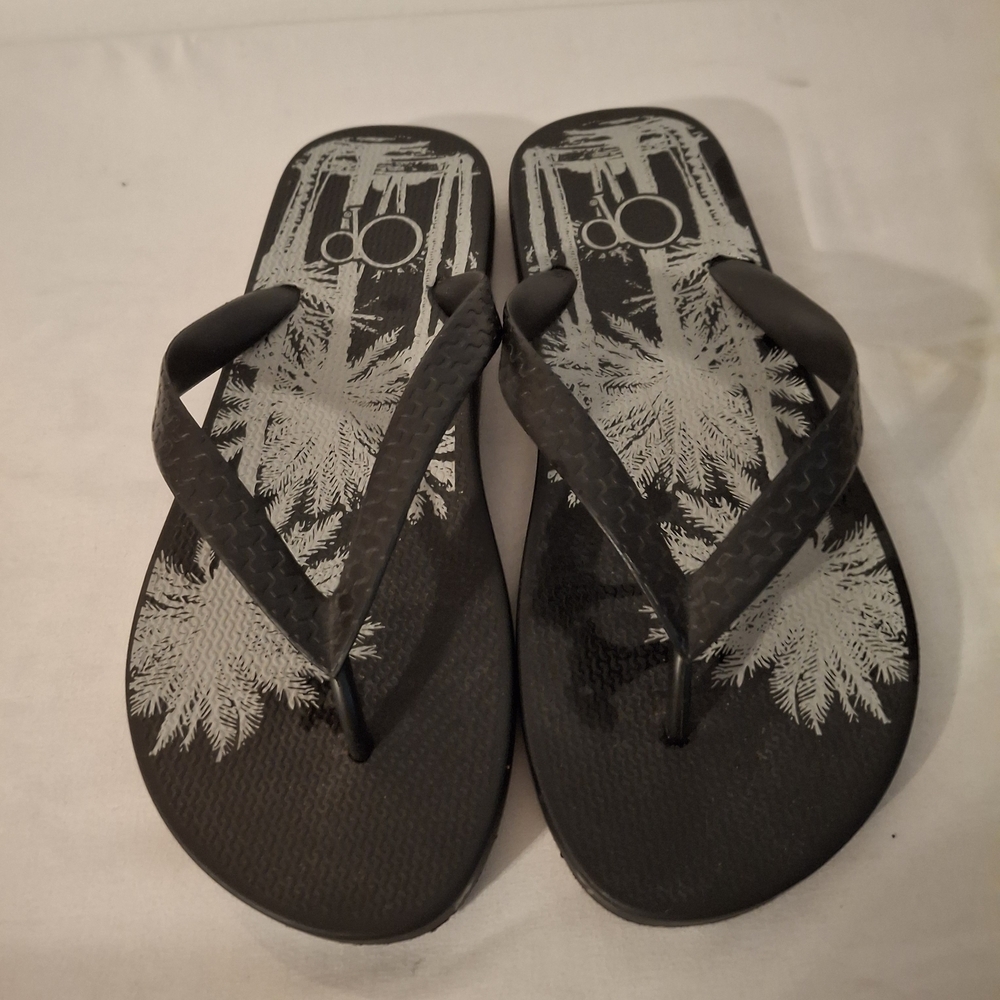 OP Black and Gray Flip-Flops